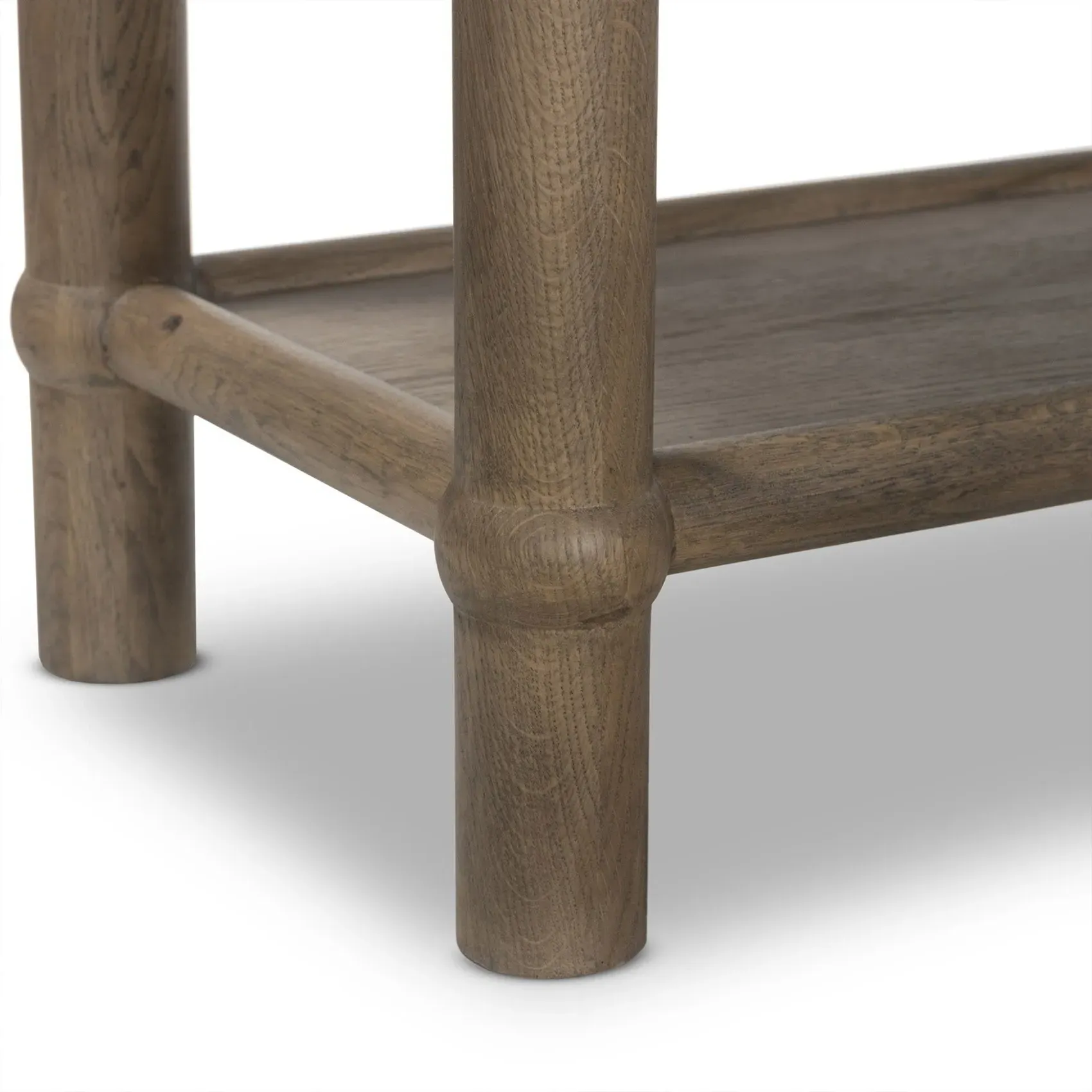 Charnes Console Table with Drawers - Natural, Oak