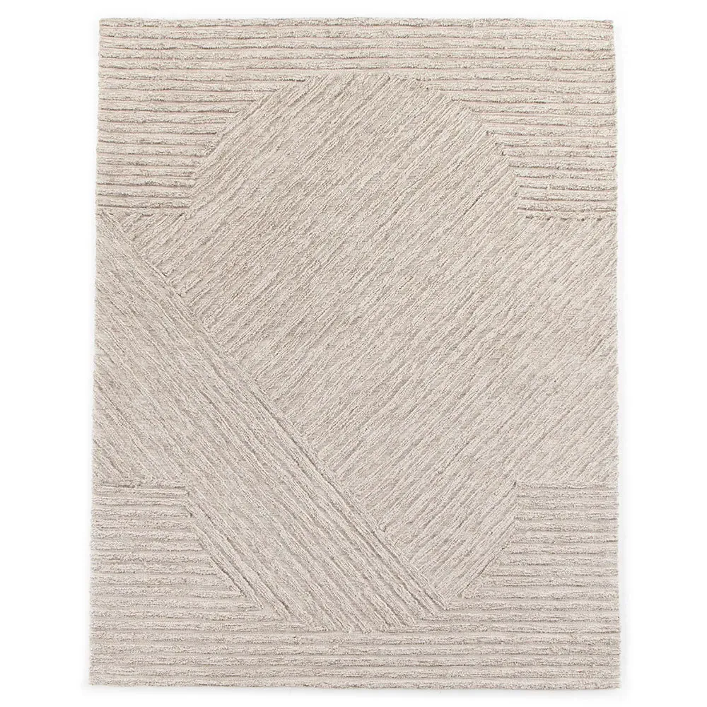 Chase 9x12 Indoor Outdoor Rug - Beige, Recycled PET