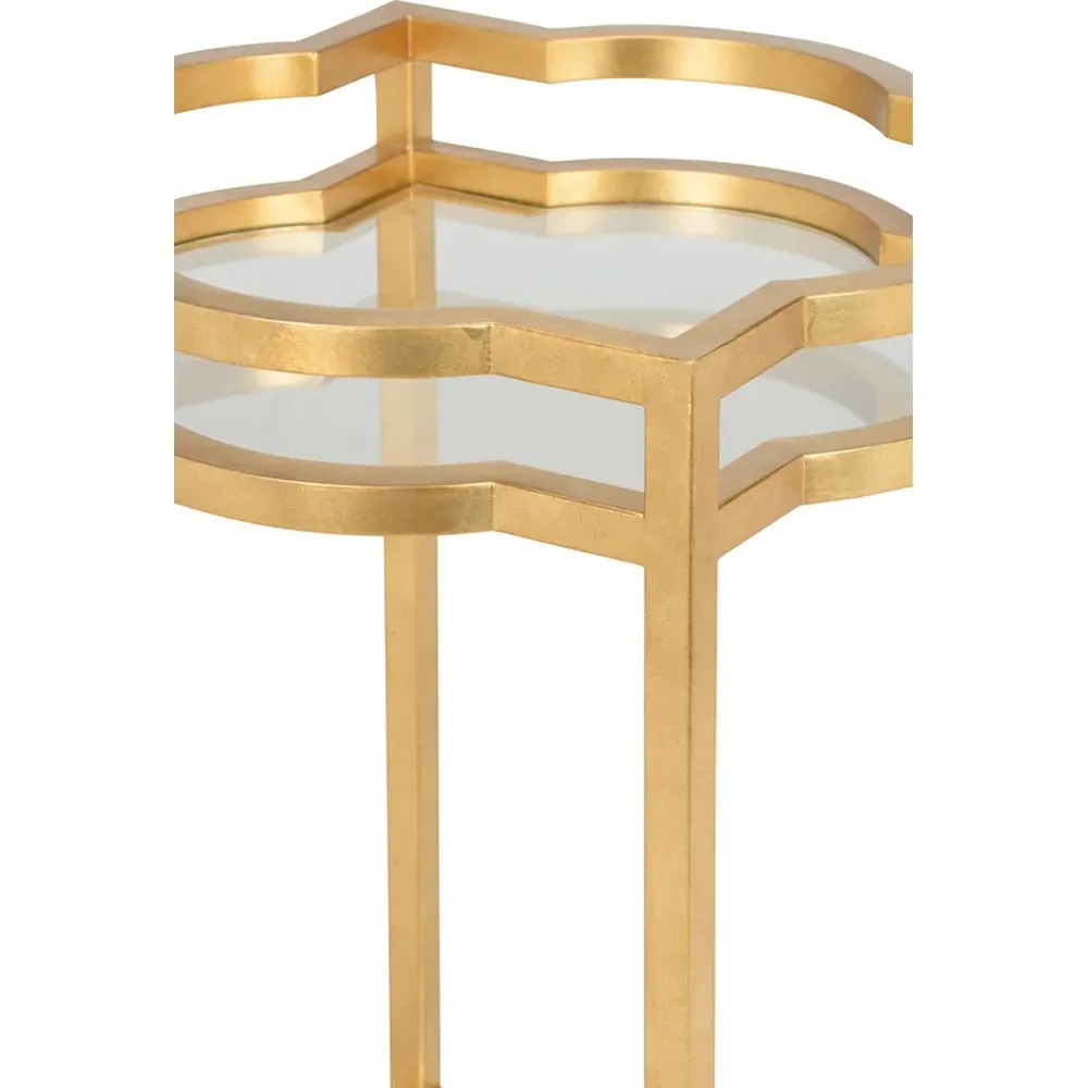 Chase Bar Cart - Gold, Metal