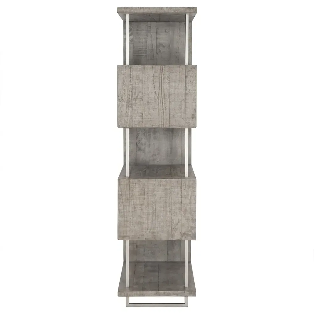 Chase Etagere - Grey, Pine Wood