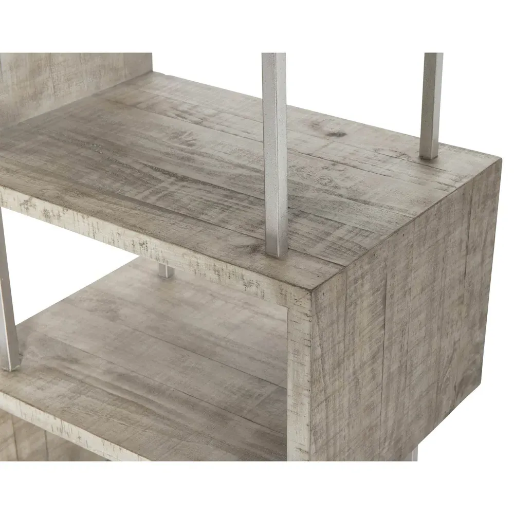Chase Etagere - Grey, Pine Wood