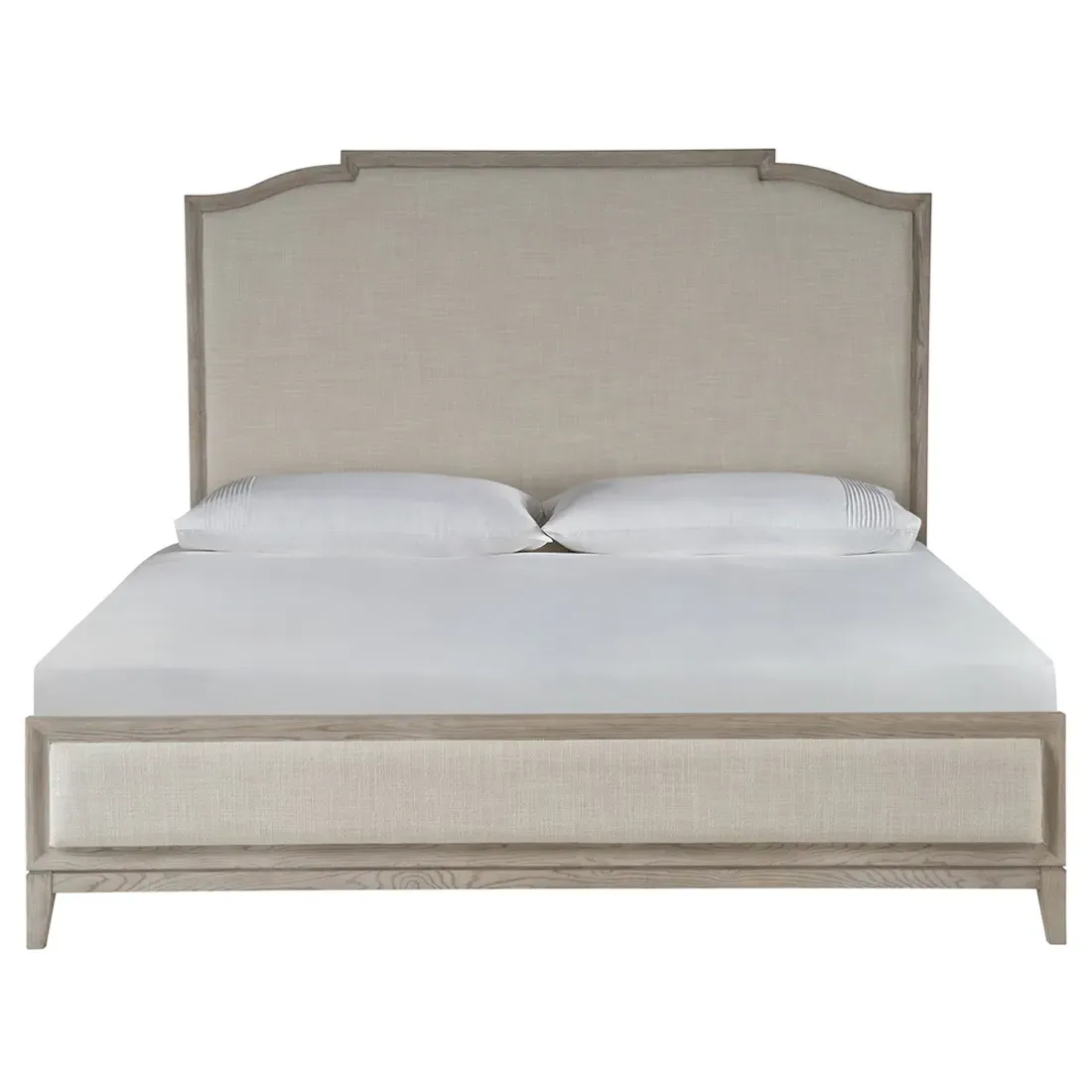 Chelle Queen Size Panel Bed - Beige, Oak image