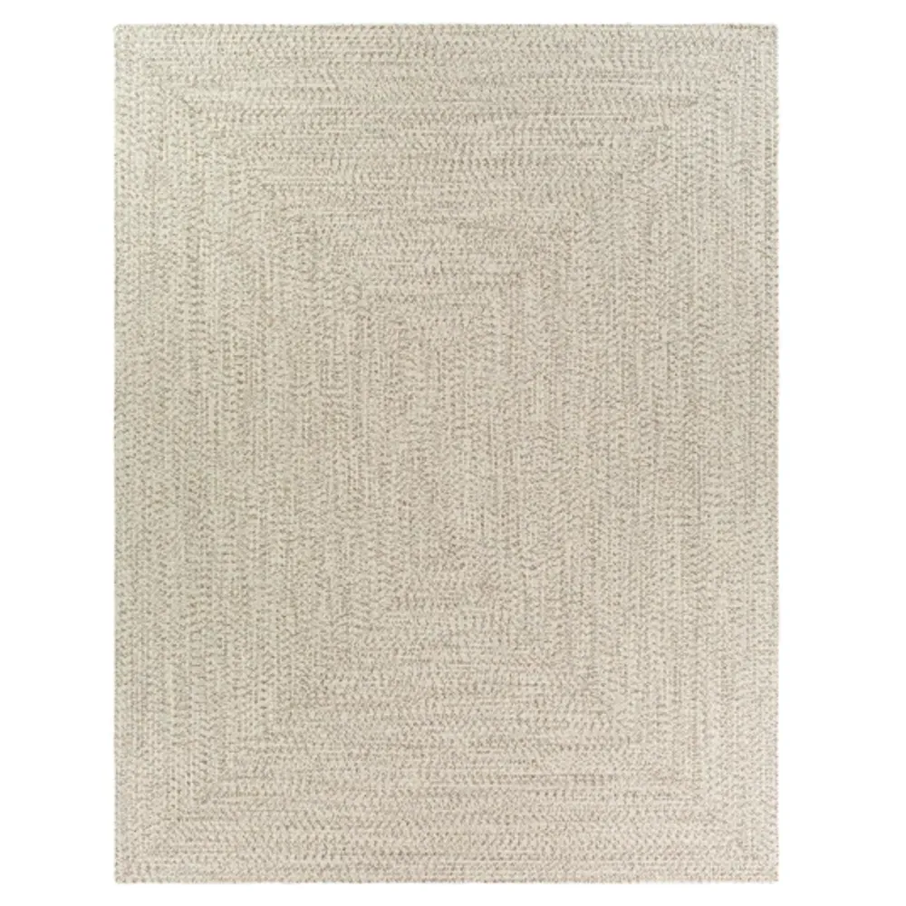 Chelsea 10x13 Textured Indoor Outdoor Rug - Beige, Polypropylene