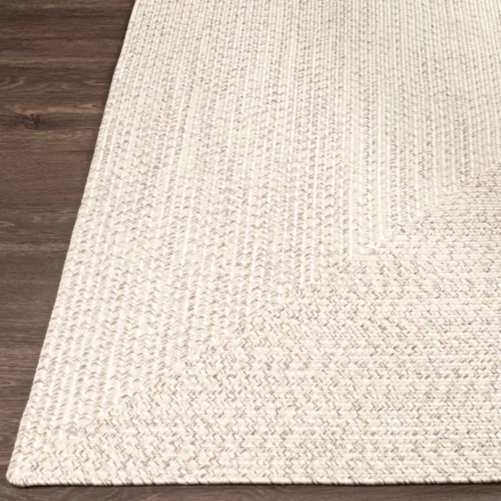 Chelsea 2.5x8 Textured Indoor Outdoor Rug - Beige, Polypropylene