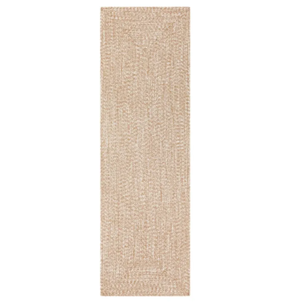 Chelsea 2x8 Textured Indoor Outdoor Rug - Brown, Polypropylene