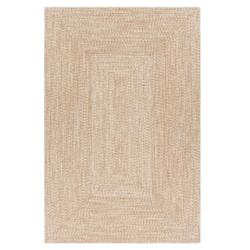 Chelsea 5x7 Textured Indoor Outdoor Rug - Brown, Polypropylene