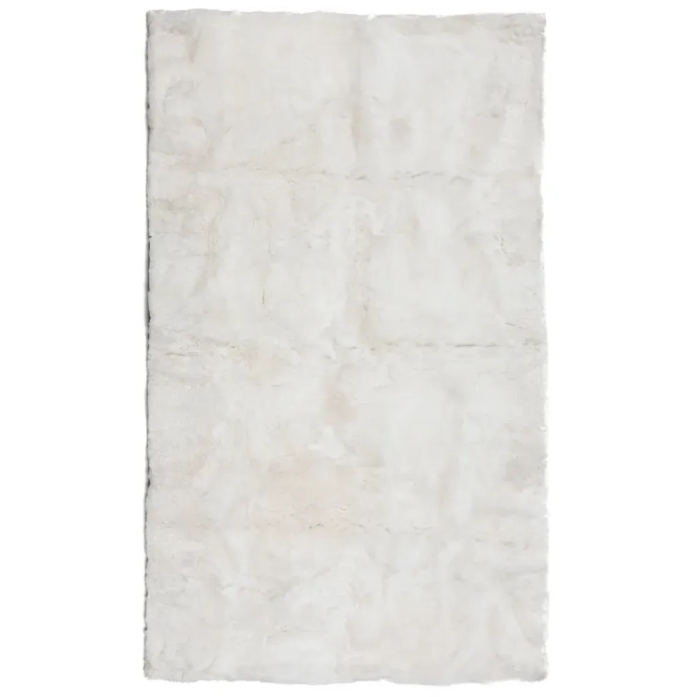 Chelsea 5x8 Rug - Ivory, Alpaca