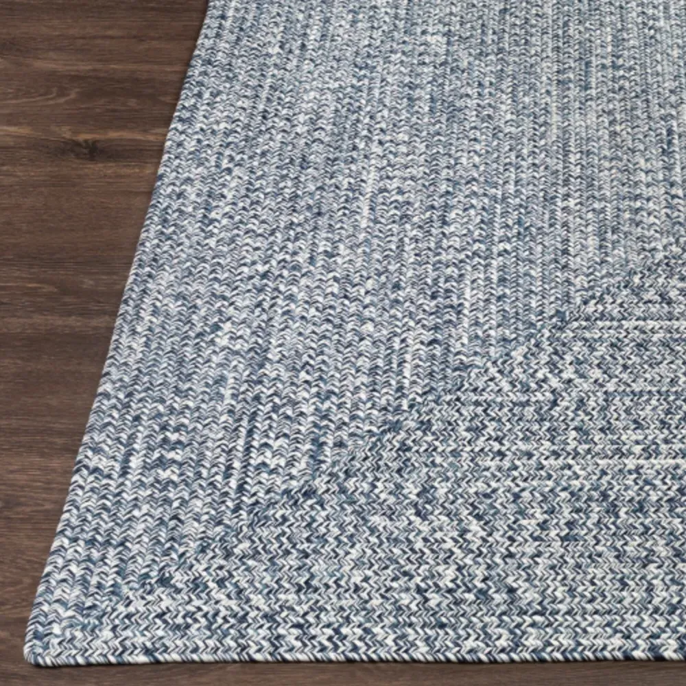Chelsea 7x9 Textured Indoor Outdoor Rug - Blue, Polypropylene