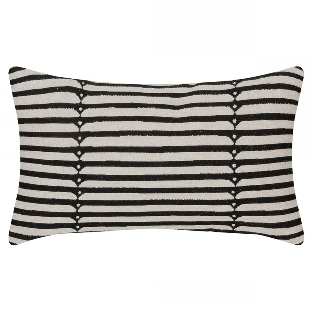 Chelsea Lumbar Throw Pillow - Black, Acrylic image