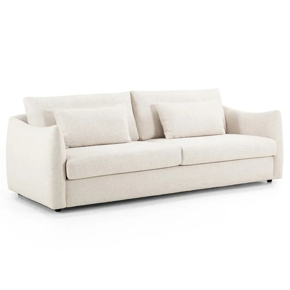 Chelsea Upholstered Cushion Back Sofa - Beige