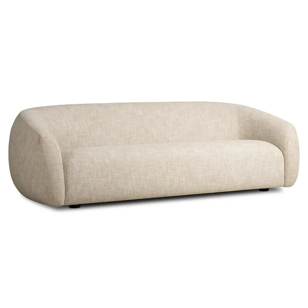 Cherry Curved Sofa - Cream