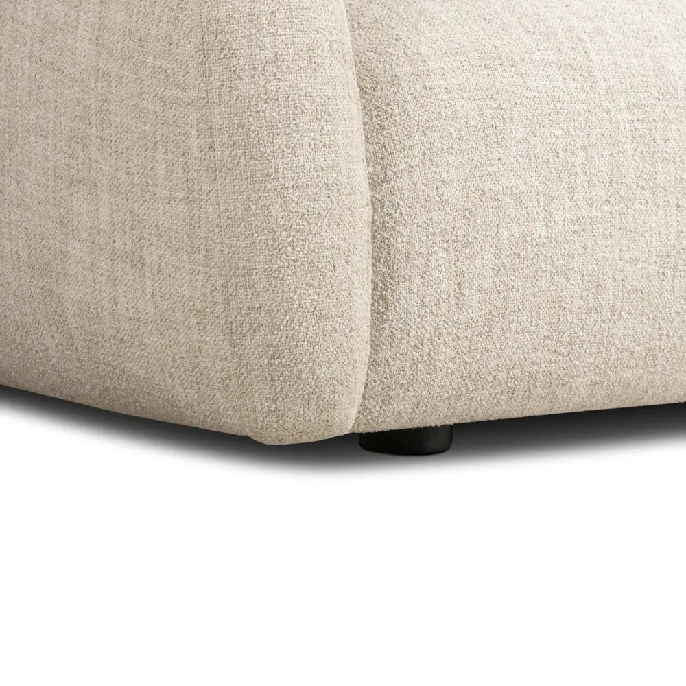 Cherry Curved Sofa - Cream