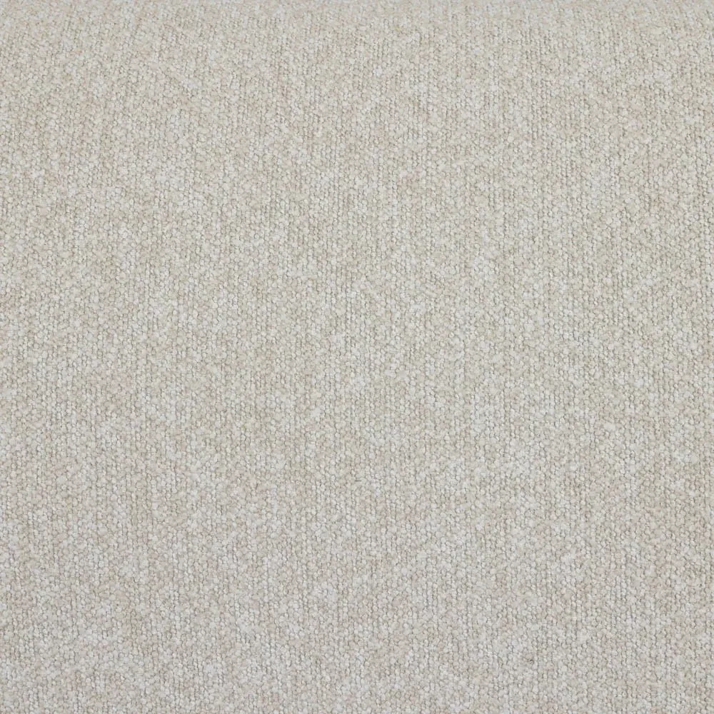 Cherry Jasper Natural Boucle Curved Outdoor Sofa - White