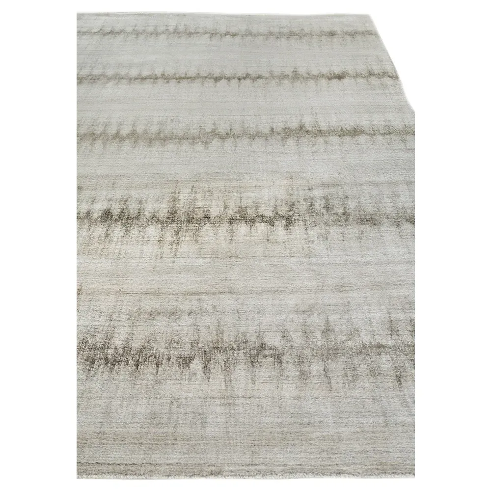 Chloe Patterned Rug - Charcoal, Wool