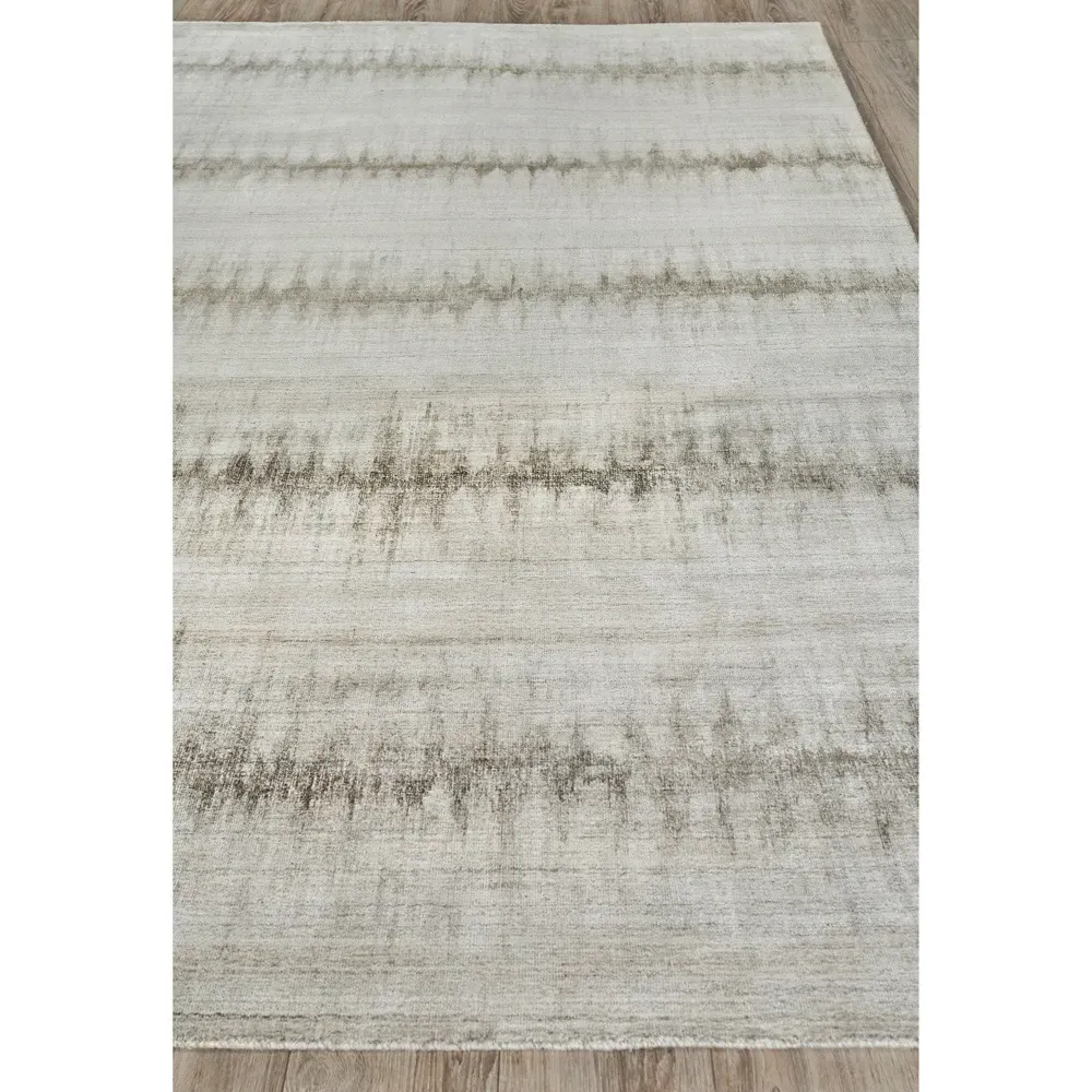 Chloe Patterned Rug Sample - Charcoal, Wool