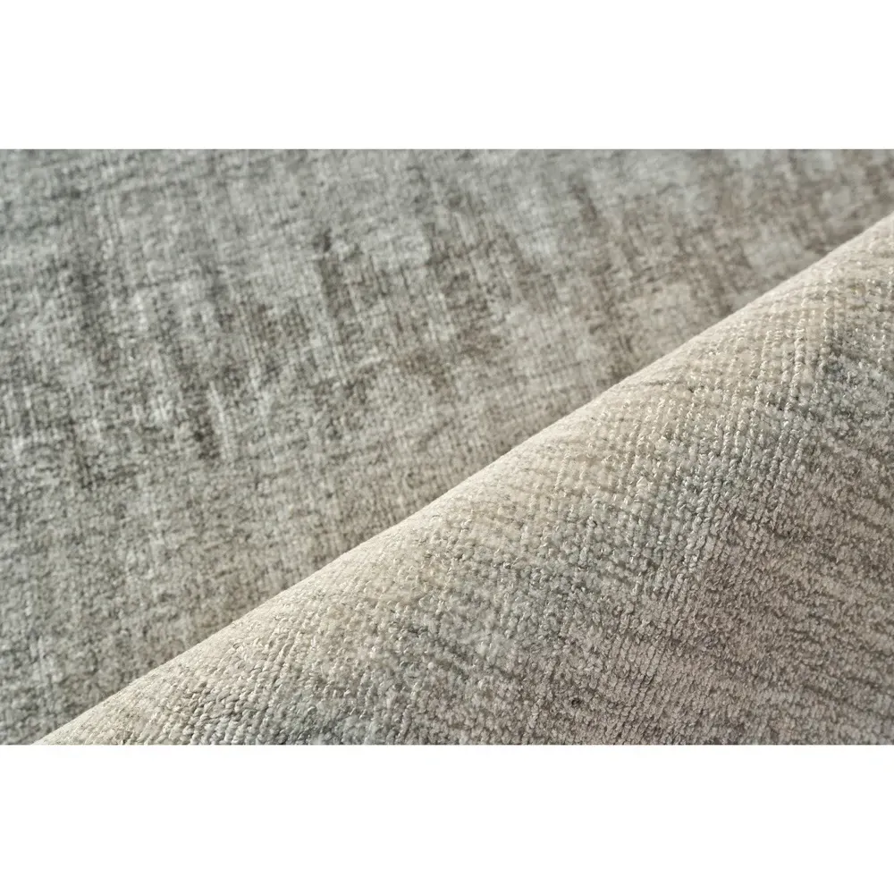 Chloe Patterned Rug Sample - Charcoal, Wool