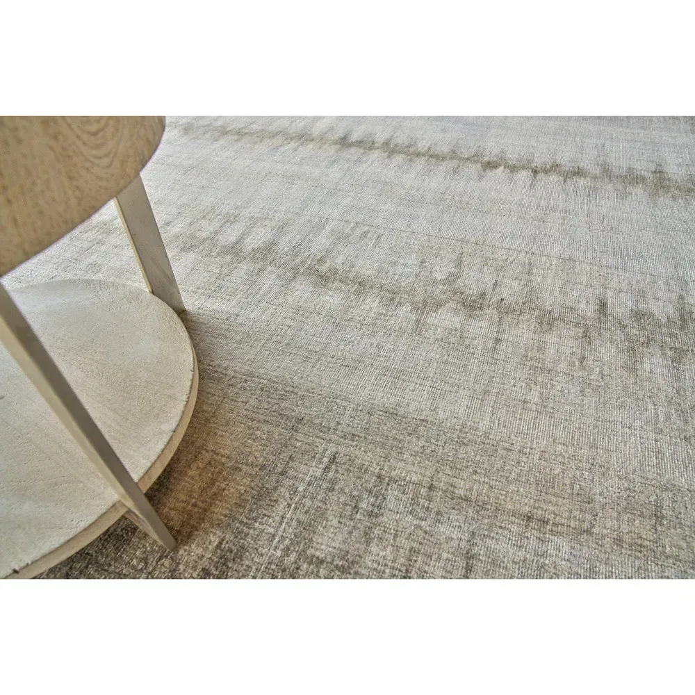 Chloe Patterned Rug Sample - Charcoal, Wool