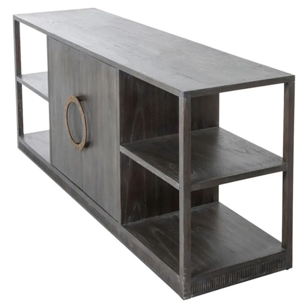 Chrei Media Cabinet - Brown, Mindi Wood