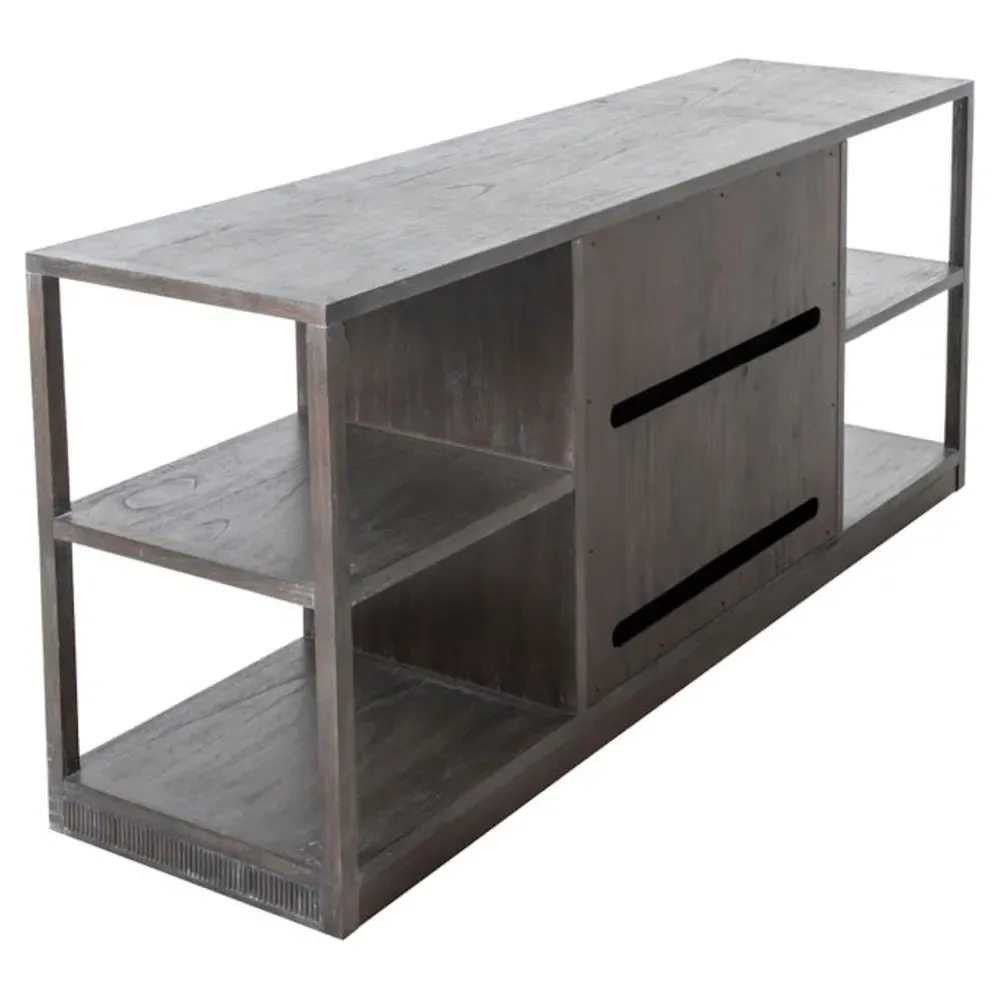 Chrei Media Cabinet - Brown, Mindi Wood