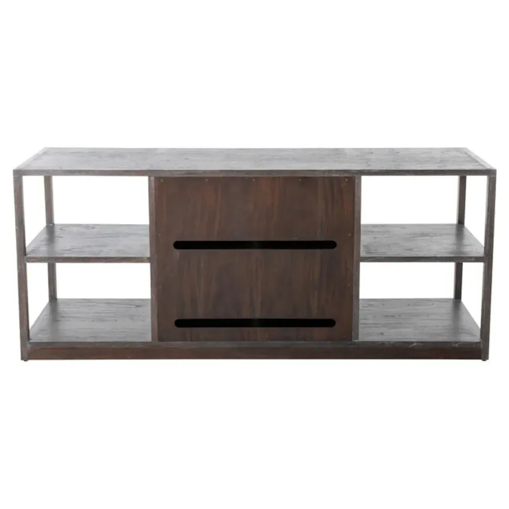 Chrei Media Cabinet - Brown, Mindi Wood