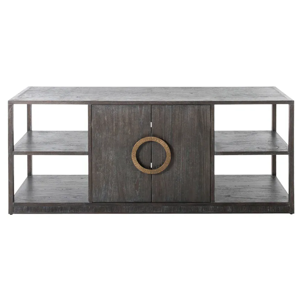 Chrei Media Cabinet - Brown, Mindi Wood image