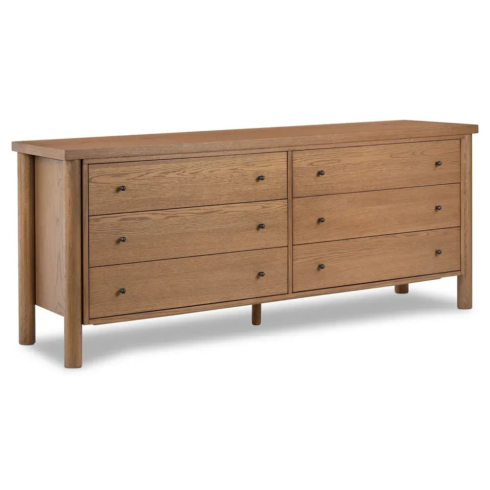 Chris Double Dresser - Brown, Oak