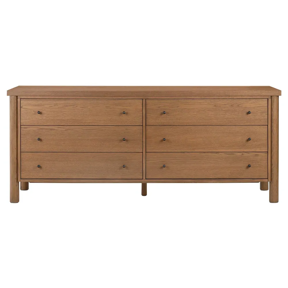 Chris Double Dresser - Brown, Oak