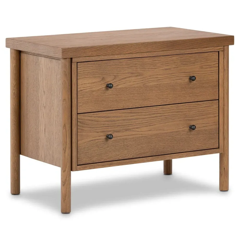 Chris Nightstand - Brown, Oak