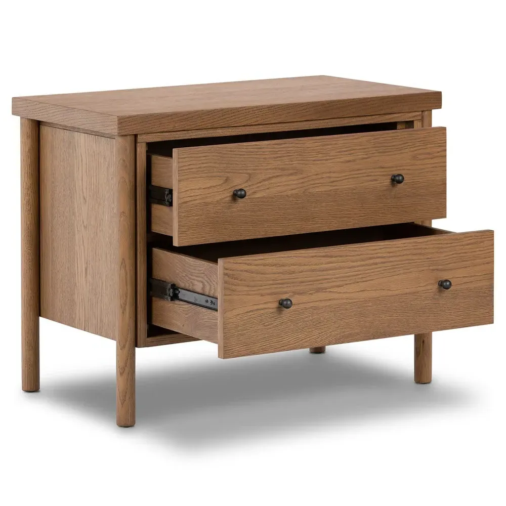 Chris Nightstand - Brown, Oak