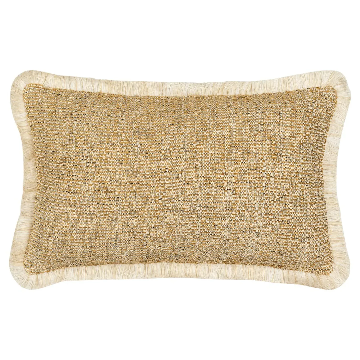 Chris Rectangular Throw Pillow - Gold, Polyester