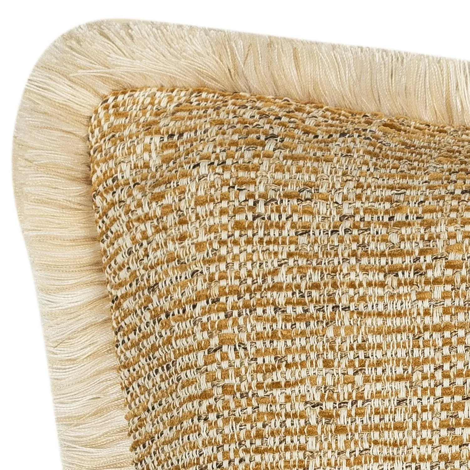 Chris Rectangular Throw Pillow - Gold, Polyester