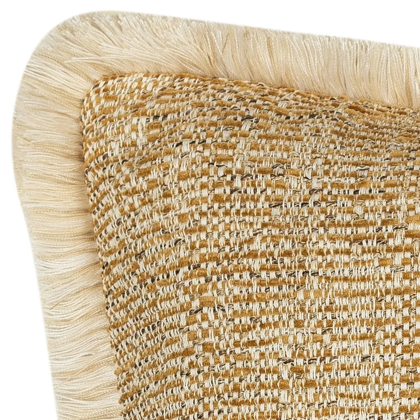 Chris Throw Pillow - Gold, Polyester