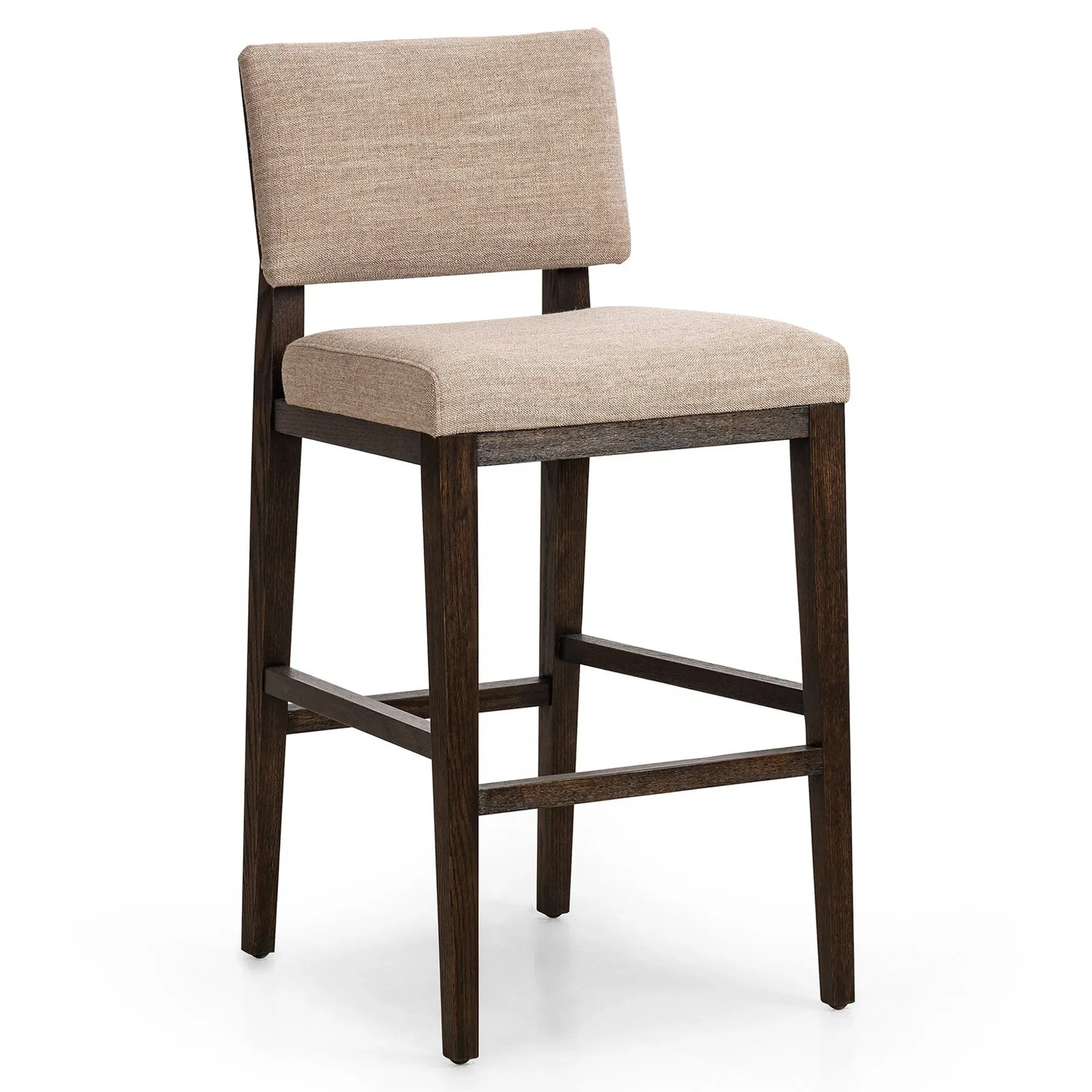 Christian Bar Stool - Beige, Oak