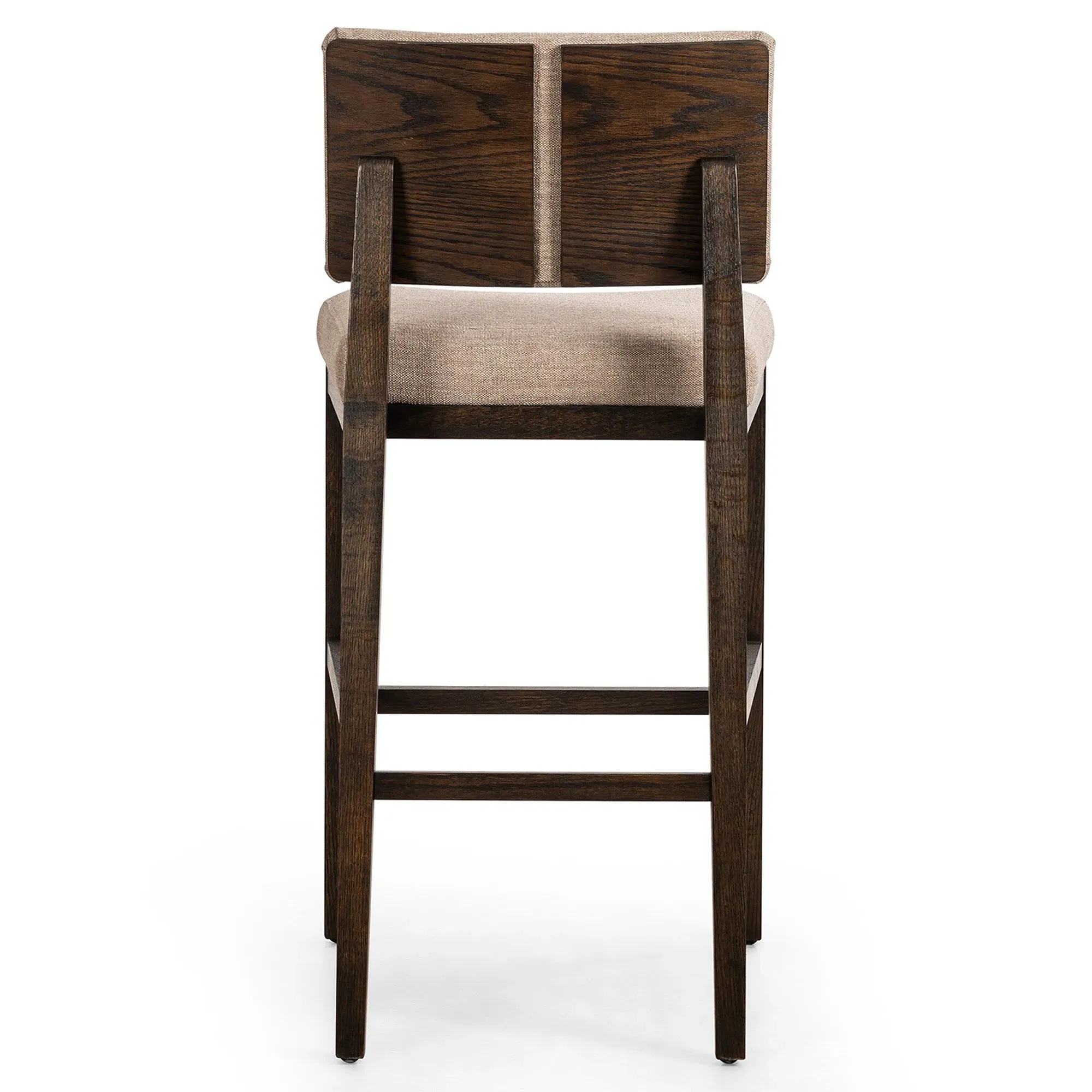 Christian Bar Stool - Beige, Oak