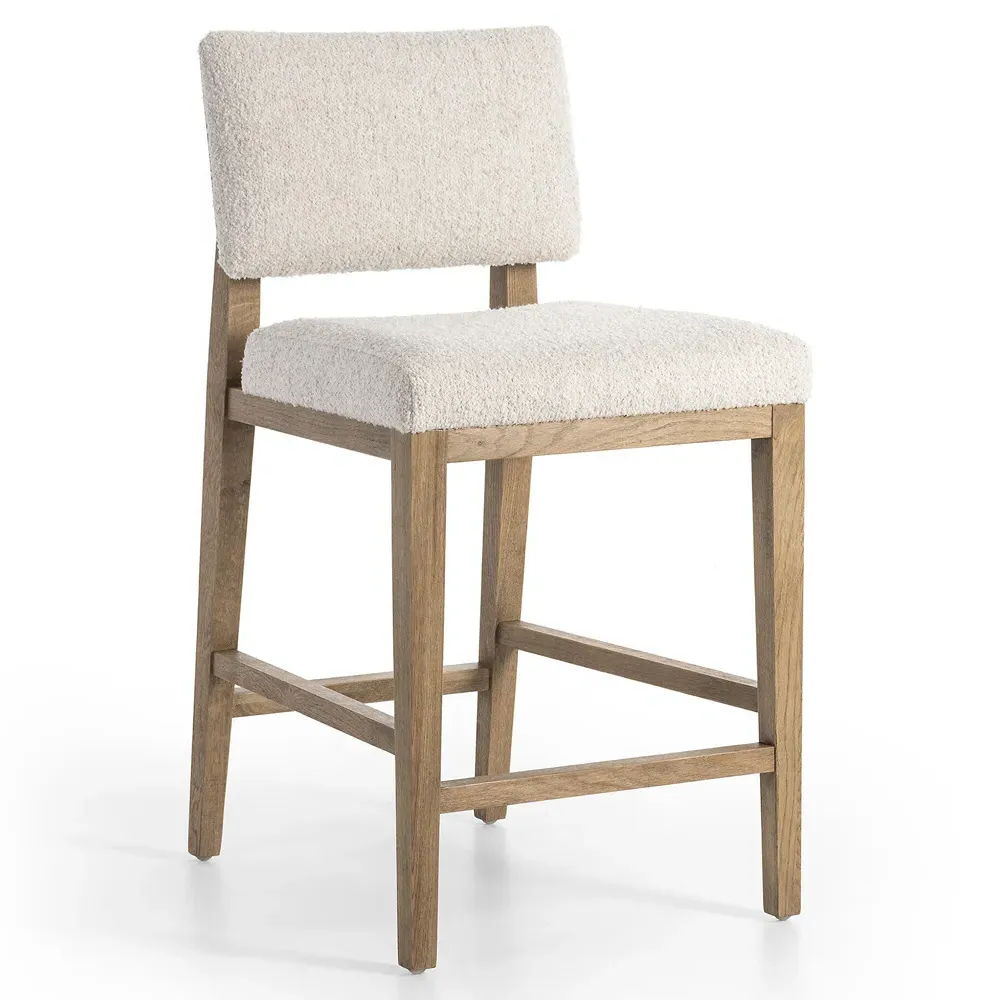 Christian Counter Stool - Cream, Oak