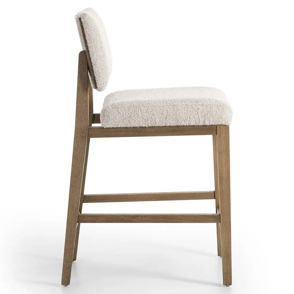 Christian Counter Stool - Cream, Oak