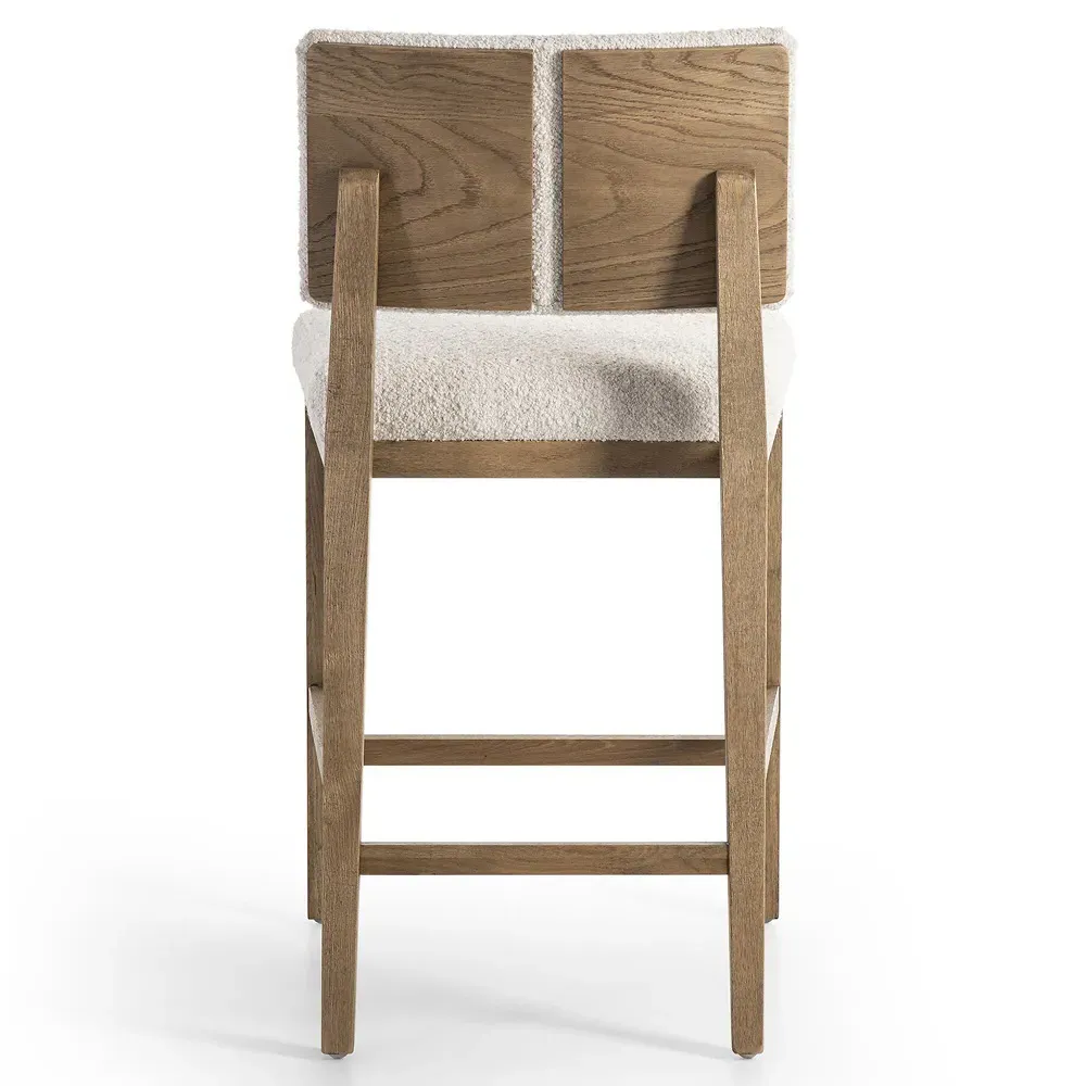 Christian Counter Stool - Cream, Oak