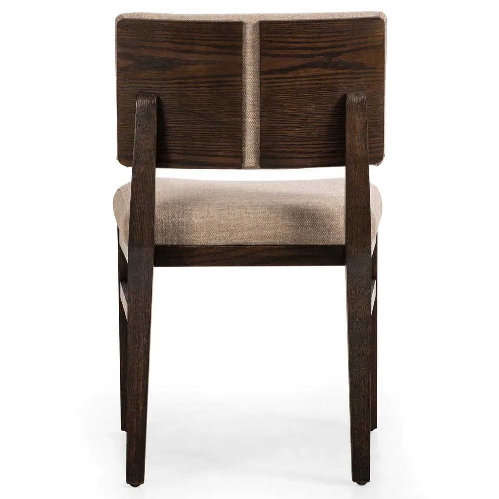 Christian Dining Chair - Beige, Oak