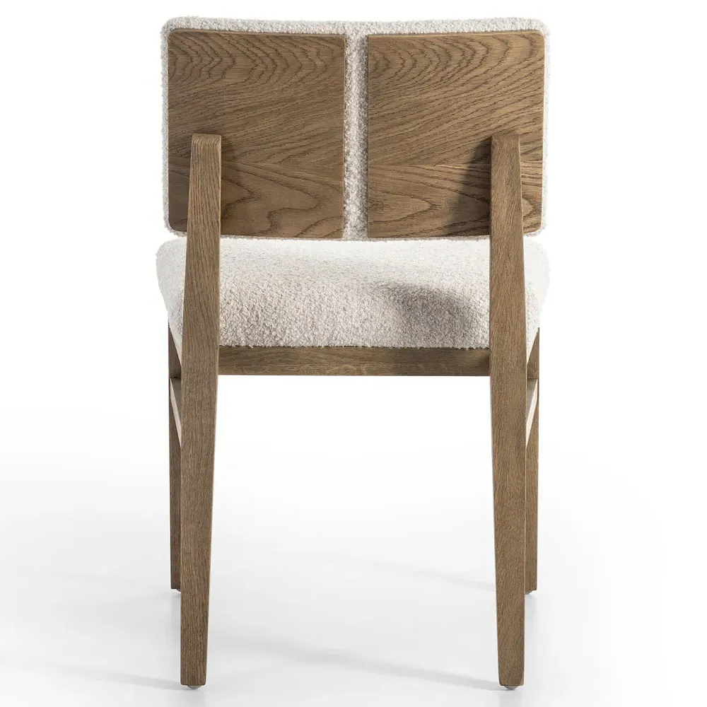 Christian Dining Chair - Cream, Oak