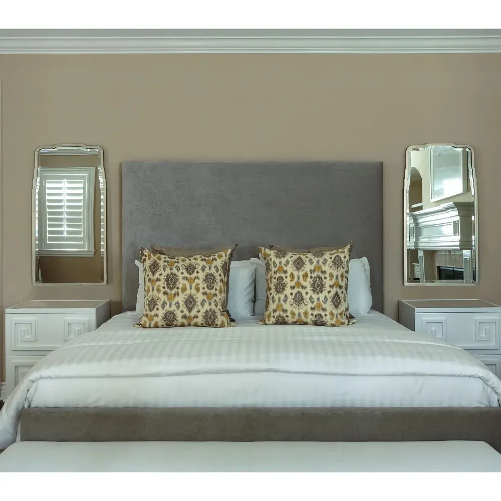 Ciara Wall Mirror - Antique Silver, Iron