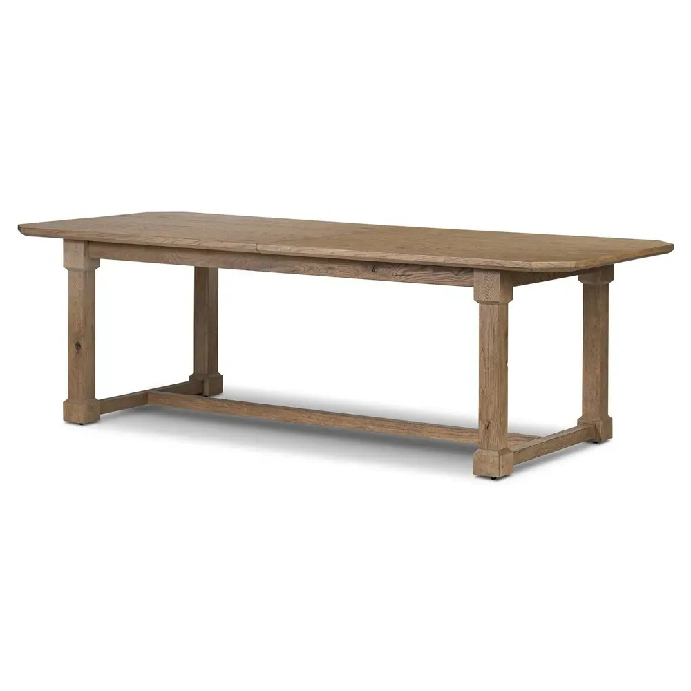 Cicero Rectangular Extendable Dining Table - Brown, Oak