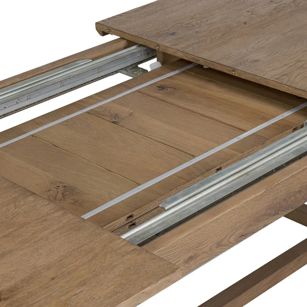 Cicero Rectangular Extendable Dining Table - Brown, Oak