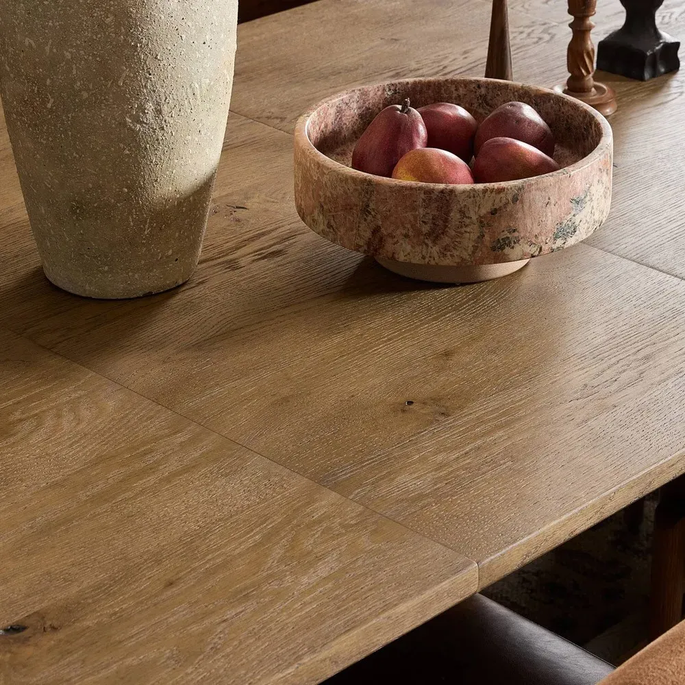 Cicero Rectangular Extendable Dining Table - Brown, Oak