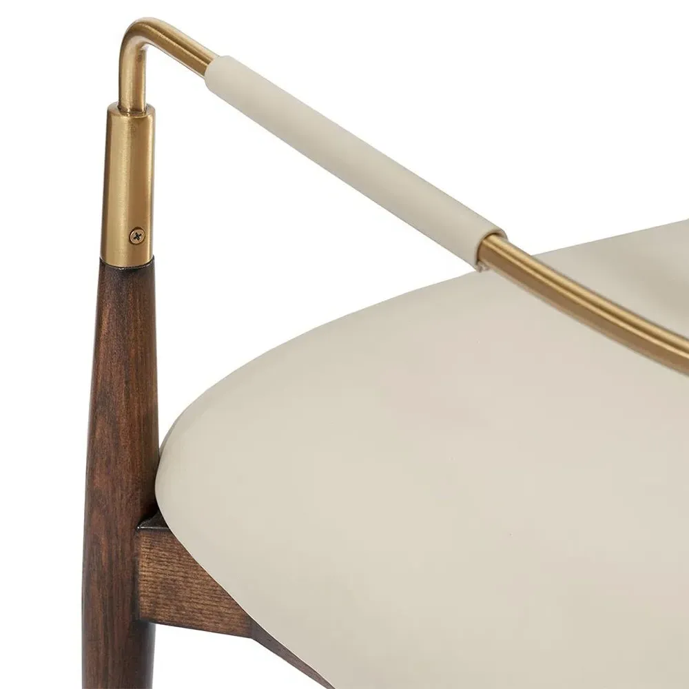 Cidra Dining Chair - Cream, Walnut