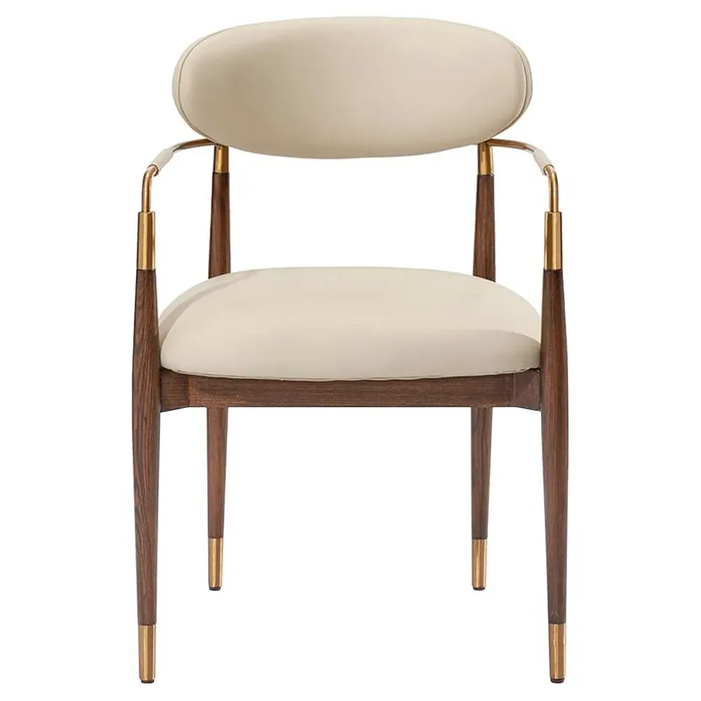 Cidra Dining Chair - Cream, Walnut