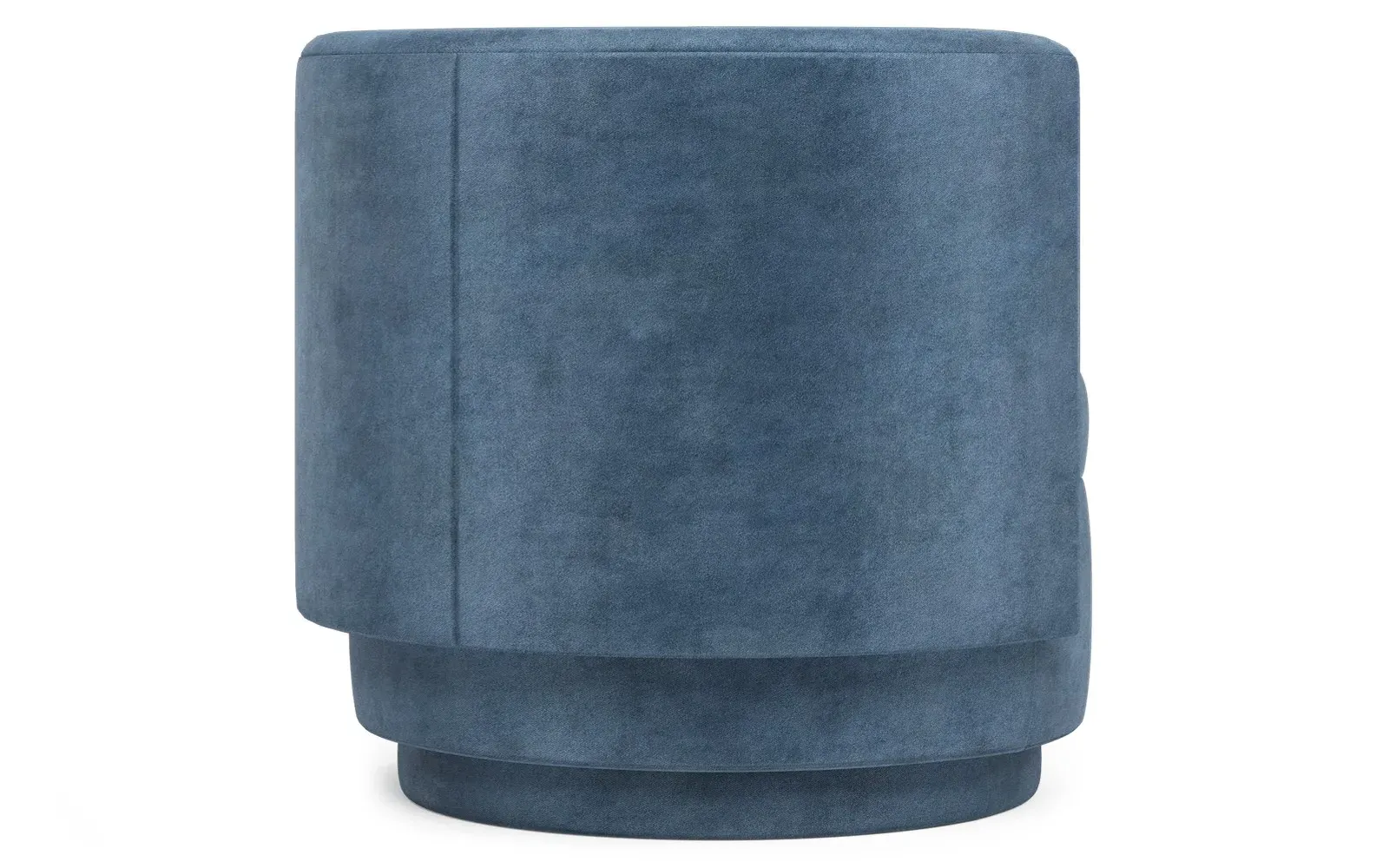 Cierra Performance Velvet Swivel Chair - Blue Dusk