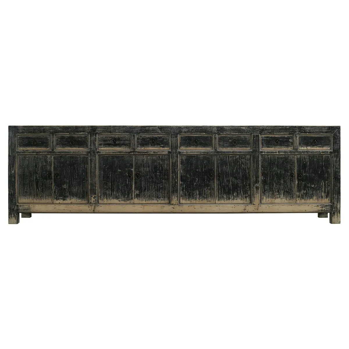Cinzia Sideboard - Black, Pine Wood
