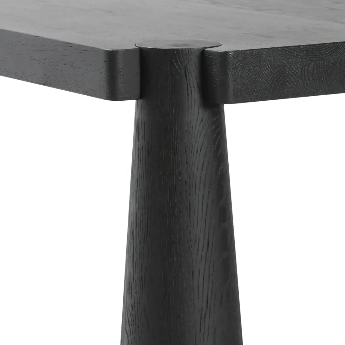 Claire Rectangular Dining Table - Black, Oak