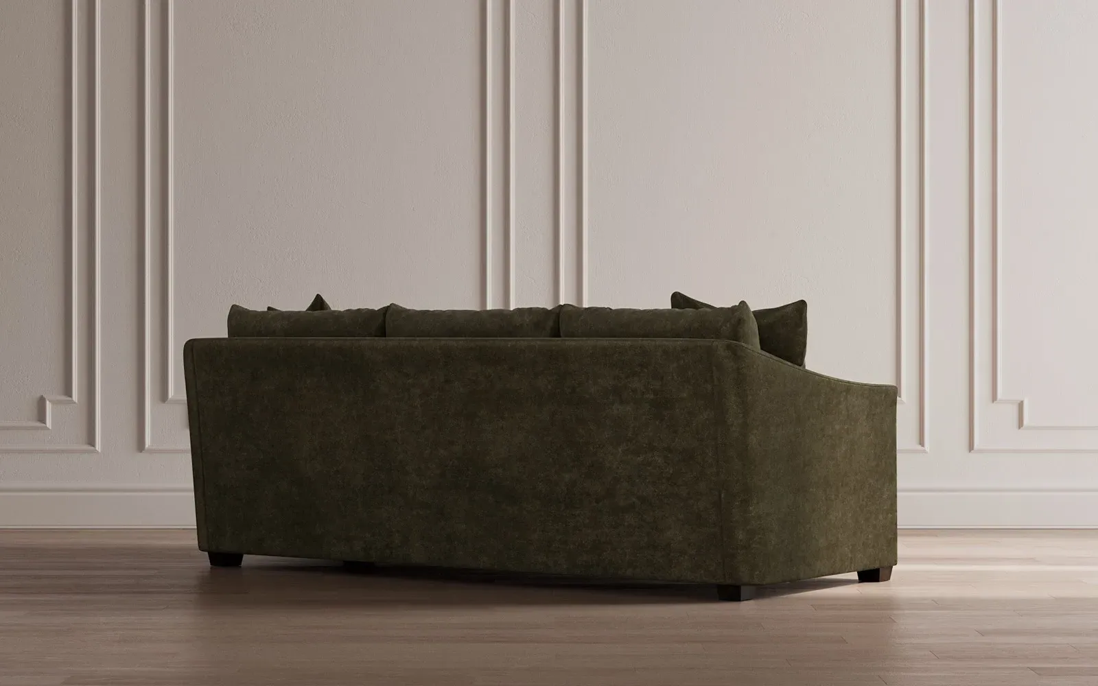Clairmont Bench Cushion Sofa - Heathered Ivory