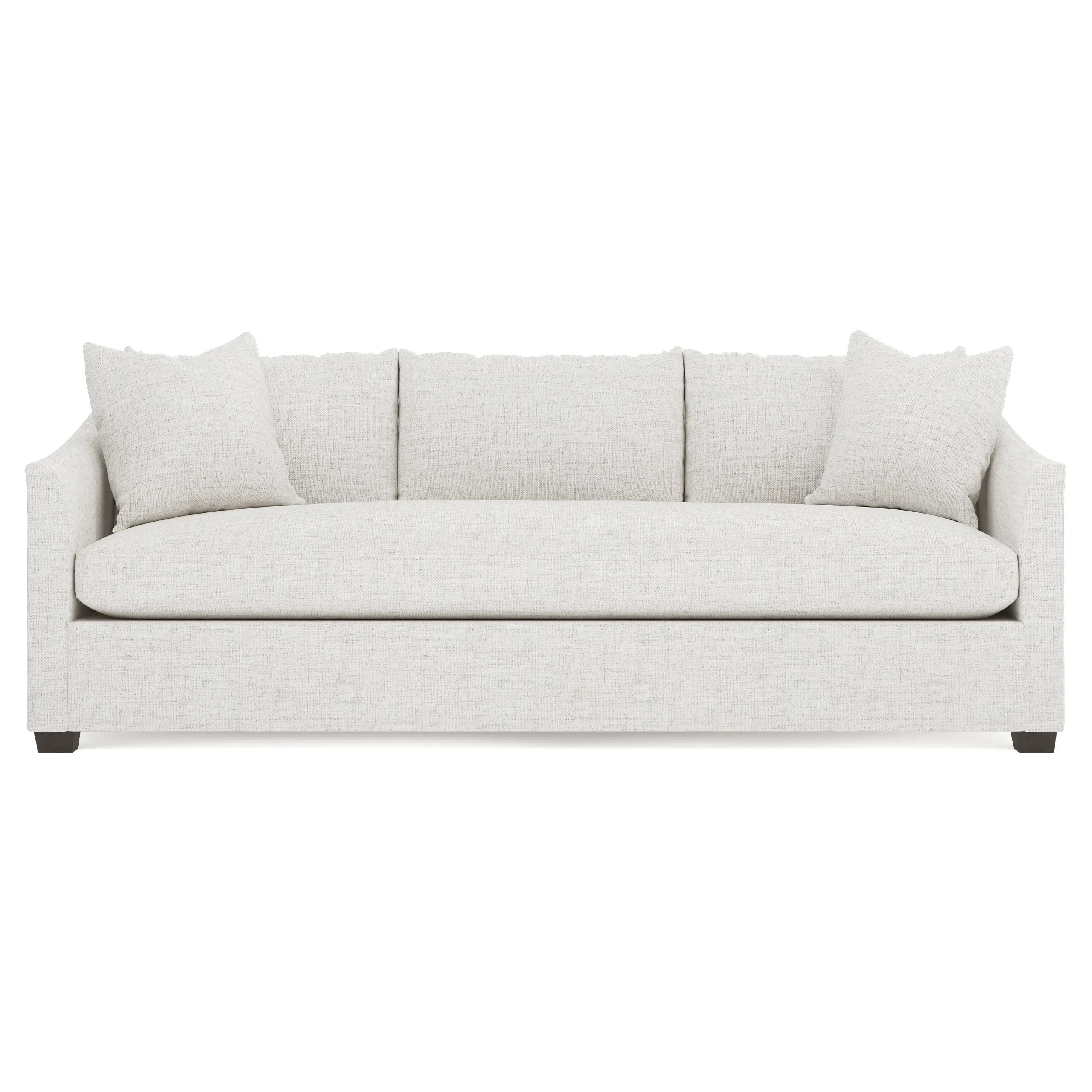 Clairmont Bench Cushion Sofa - Heathered Ivory